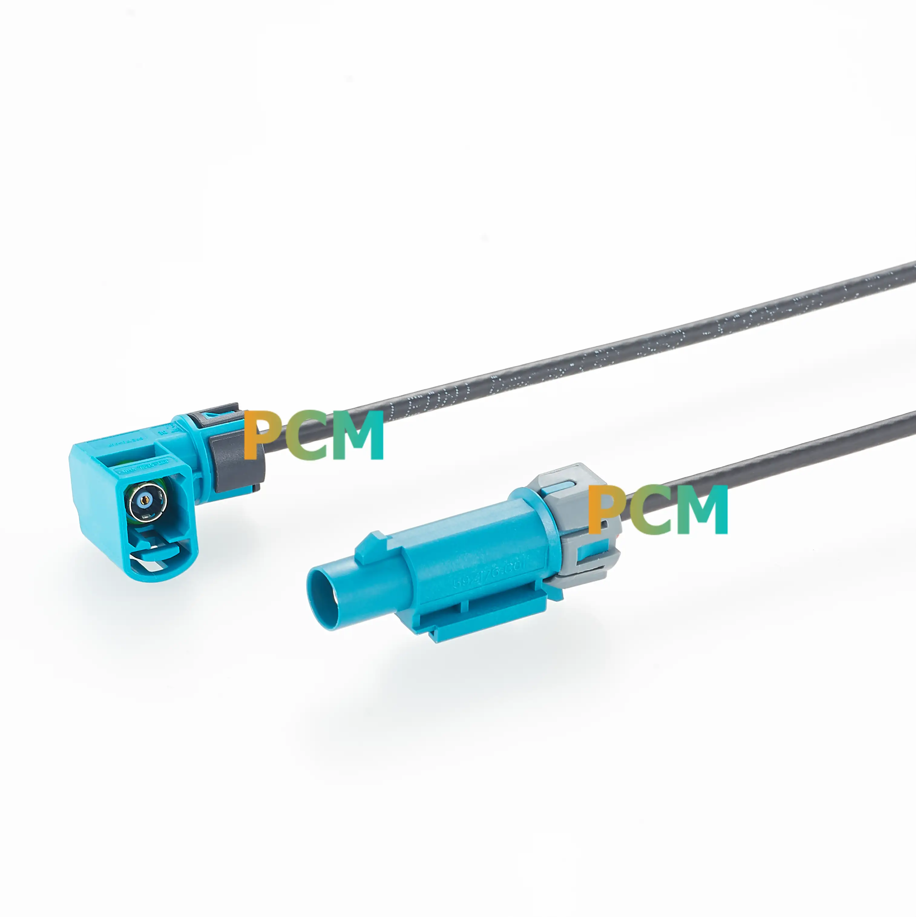 Right Cable Exit Waterproof FAKRA Jack To Plug 6GHz Coaxial Cable