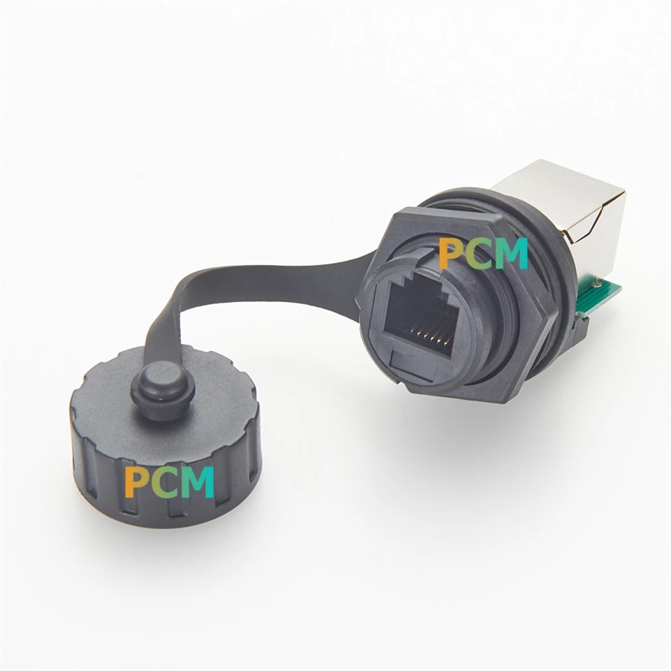 RJ12 6P6C Panel Mount Connector