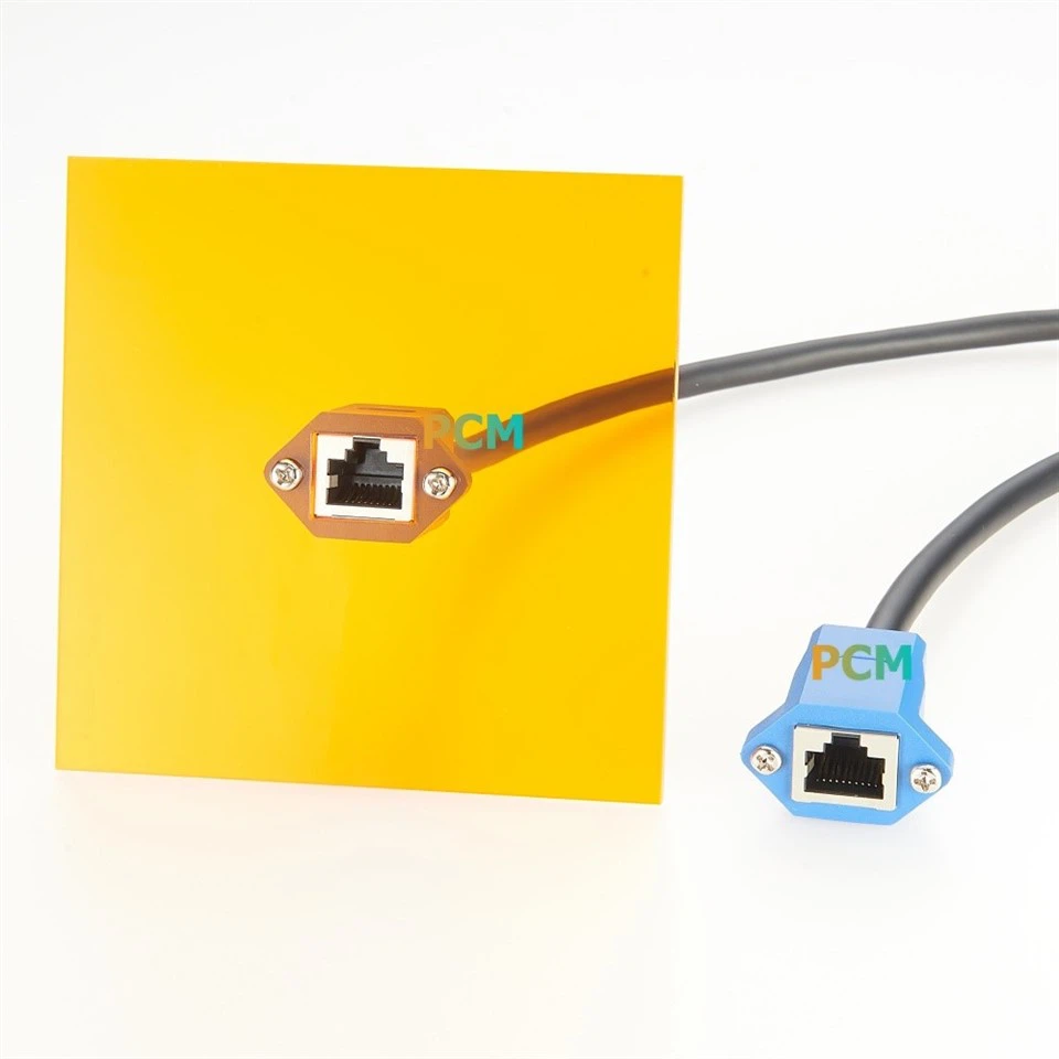 RJ45 10P10C Panel Mount Cable factory