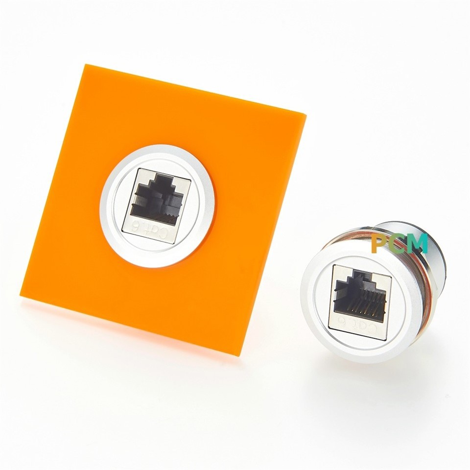 RJ45 CAT6 Ethernet Panel Mount Adapter factory