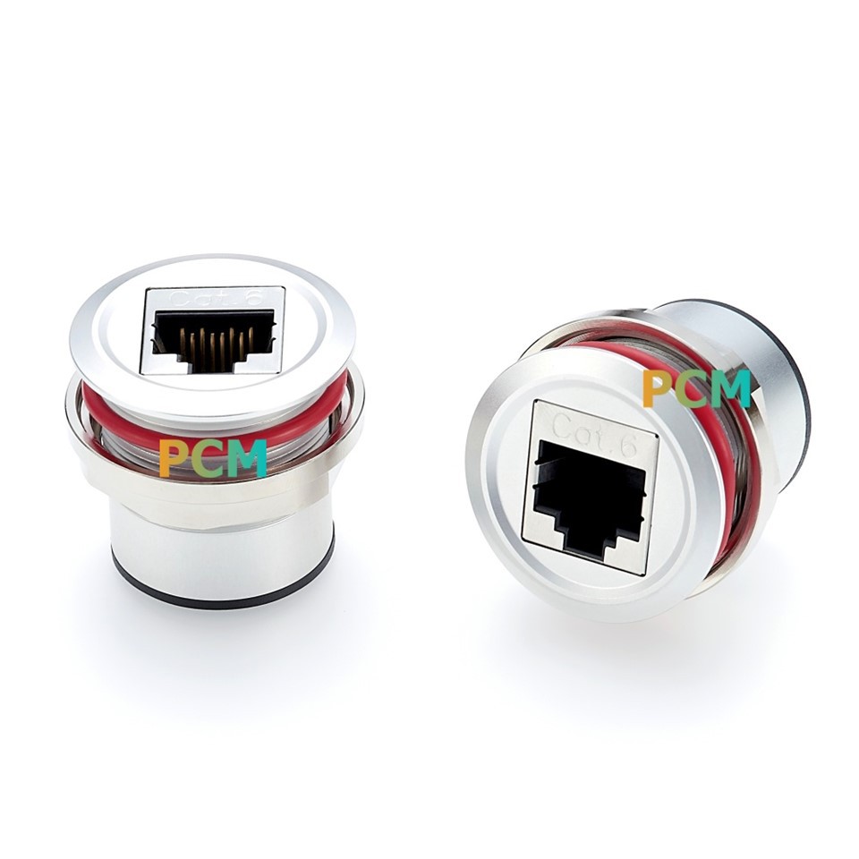 RJ45 CAT6 Ethernet Panel Mount Adapter