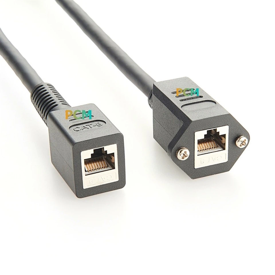 RJ45 Screw Panel Mount Ethernet Cable CAT8 best
