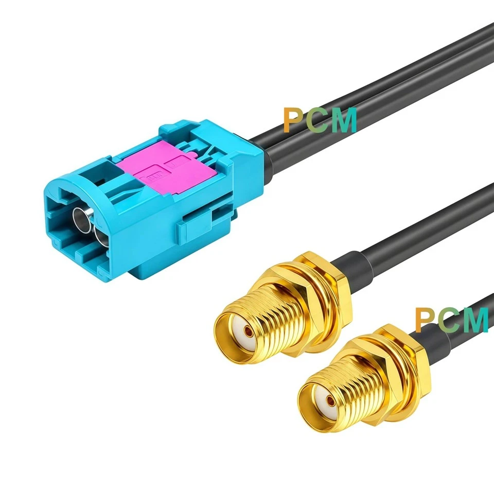 Rosenberger HFM To SMA Dual RF Cable factory