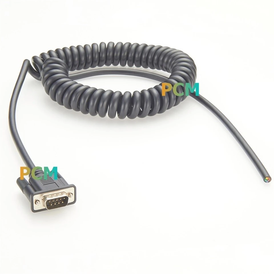 Single Ended DB9 Male Coiled Cable best