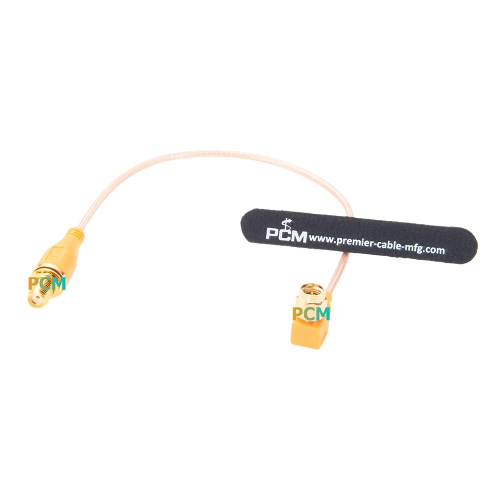 SMA Male Right Angle To SMA Female Bulkhead RG316 Cable factory
