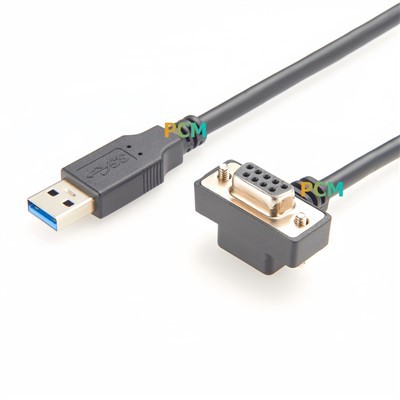USB 2.0 To RS-232 DB9 Serial Converter Cable