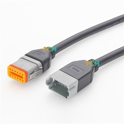 DT04-12P DT06-12S 12 Pin DT Series Automotive Cable Assembly