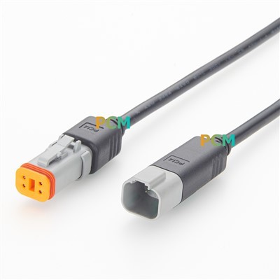 DT04-4P To DT06-4S Deutsch DT Series Cable Assembly