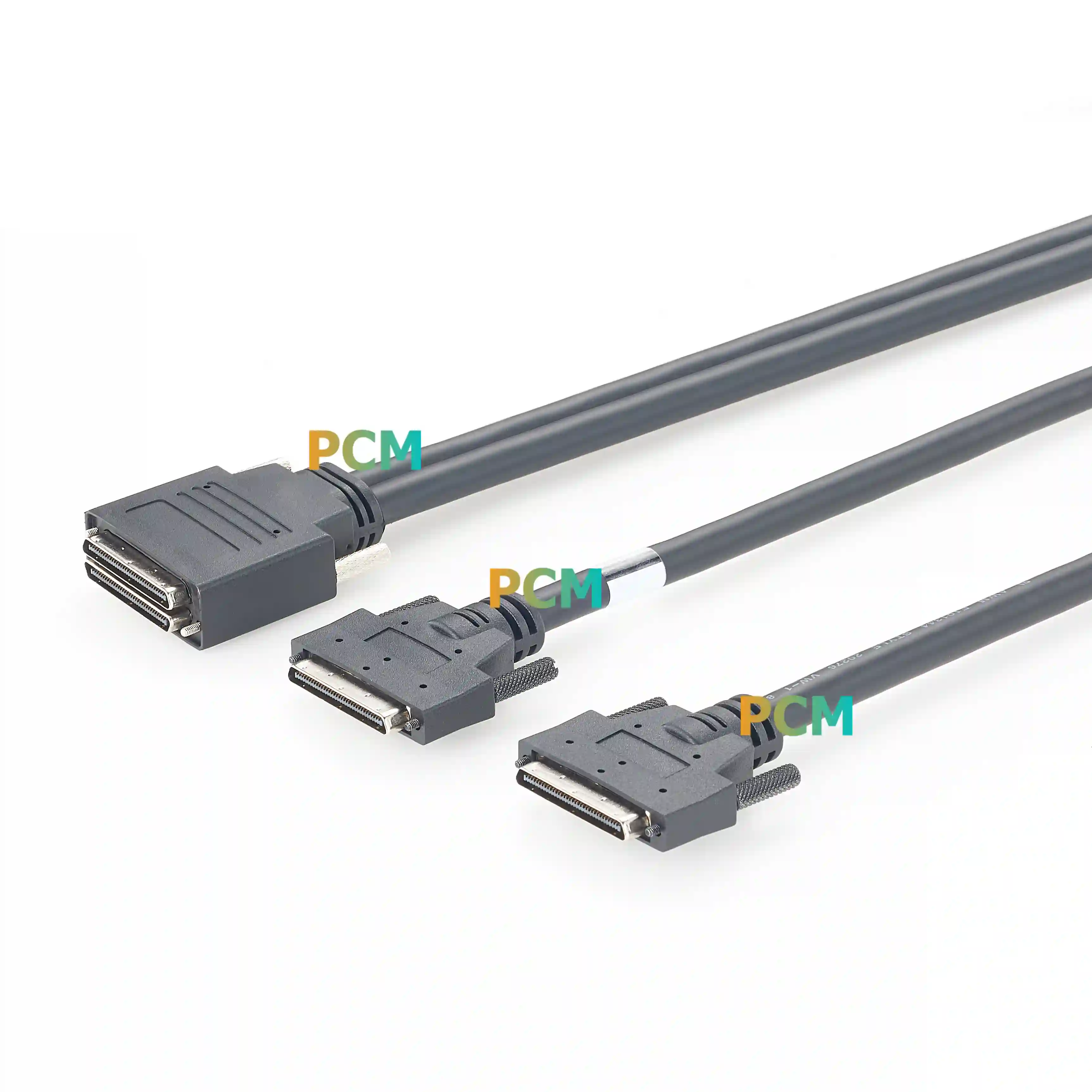 Dual Mini SCSI 68-Pin Male to Dual VHDCI 68-Pin Male Breakout Cable