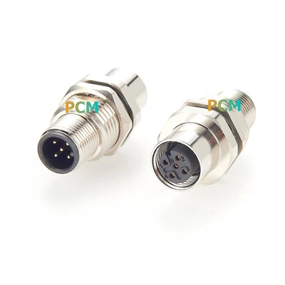 M12 A-Coded 5-Pin Panel Mount Adapter