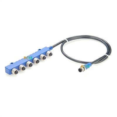 M12 Distributor Box 6-Way With Cable