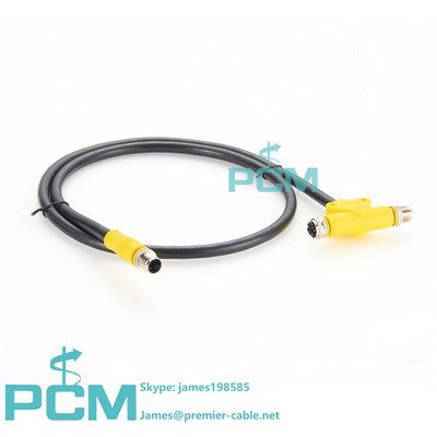 M12 K-code Connector for DC And AC Power