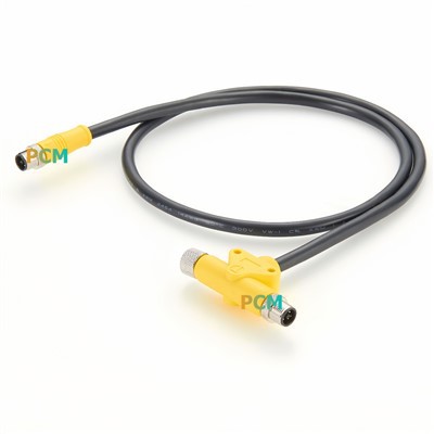 M12 T-Code Splitter Extension Cable