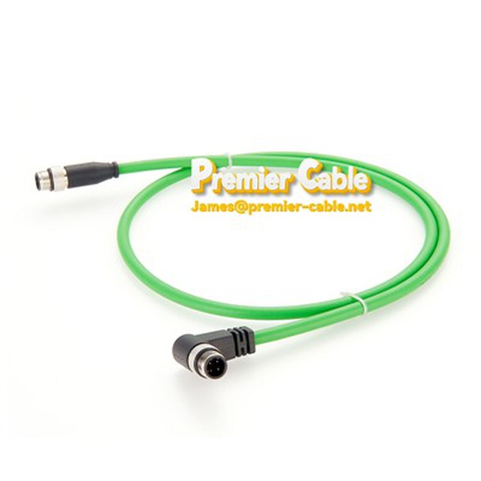 Profinet Ethercat D-Code M12 Cable Profinet Ethercat D-Code M12 Cable