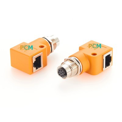 RJ45 To M12 Adaptor for Industrial Ethernet