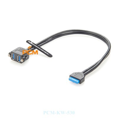 Stackable USB3.0 To IDC Panel Cable For Motherboard