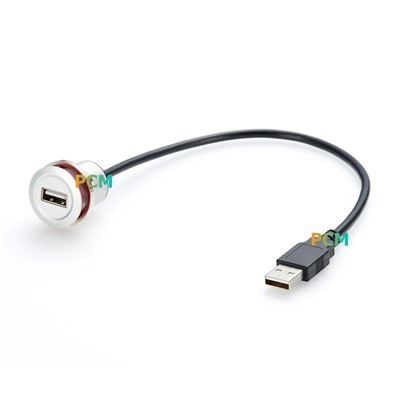 USB 2.0 Panel Mount Extension Cable