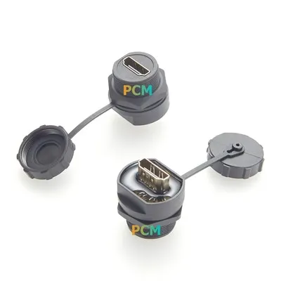 Waterproof HDMI Panel Mount Coupler