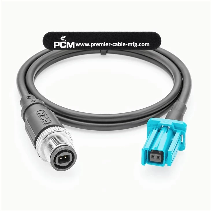 SPE 2 Pin Male To MATEnet Female Automotive Ethernet Cable suppliers