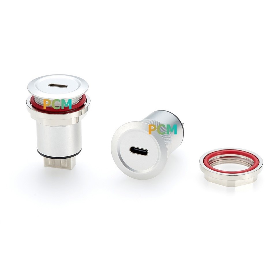 USB C To A Round Panel Mount Adapter factory