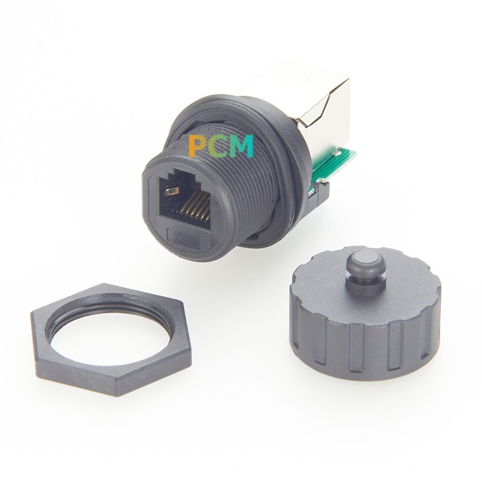 Waterproof RJ12 6P6C Panel Mount Adapter factory