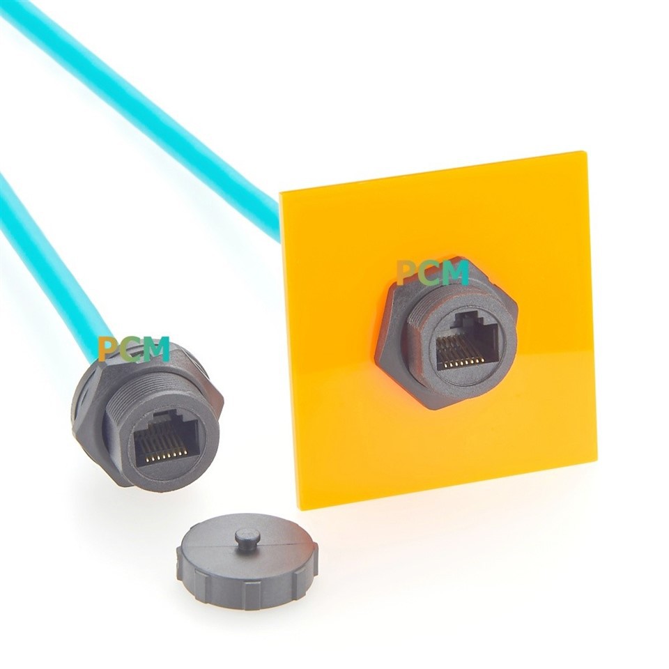 Waterproof RJ45 8P8C Socket Connector With PCB Board best