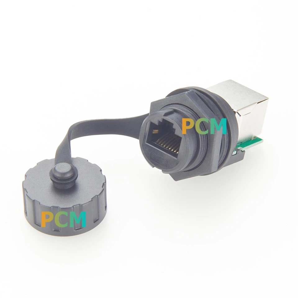 Waterproof RJ50 10P10C Female To Socket Adapter